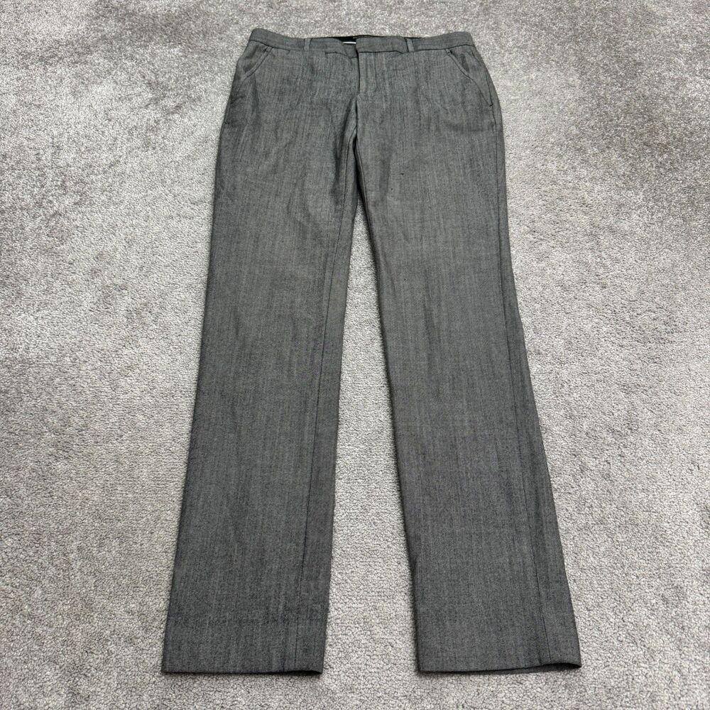 Banana Republic Harper Wool Blend Dress Pants Trousers Womens 4L Gray Classic